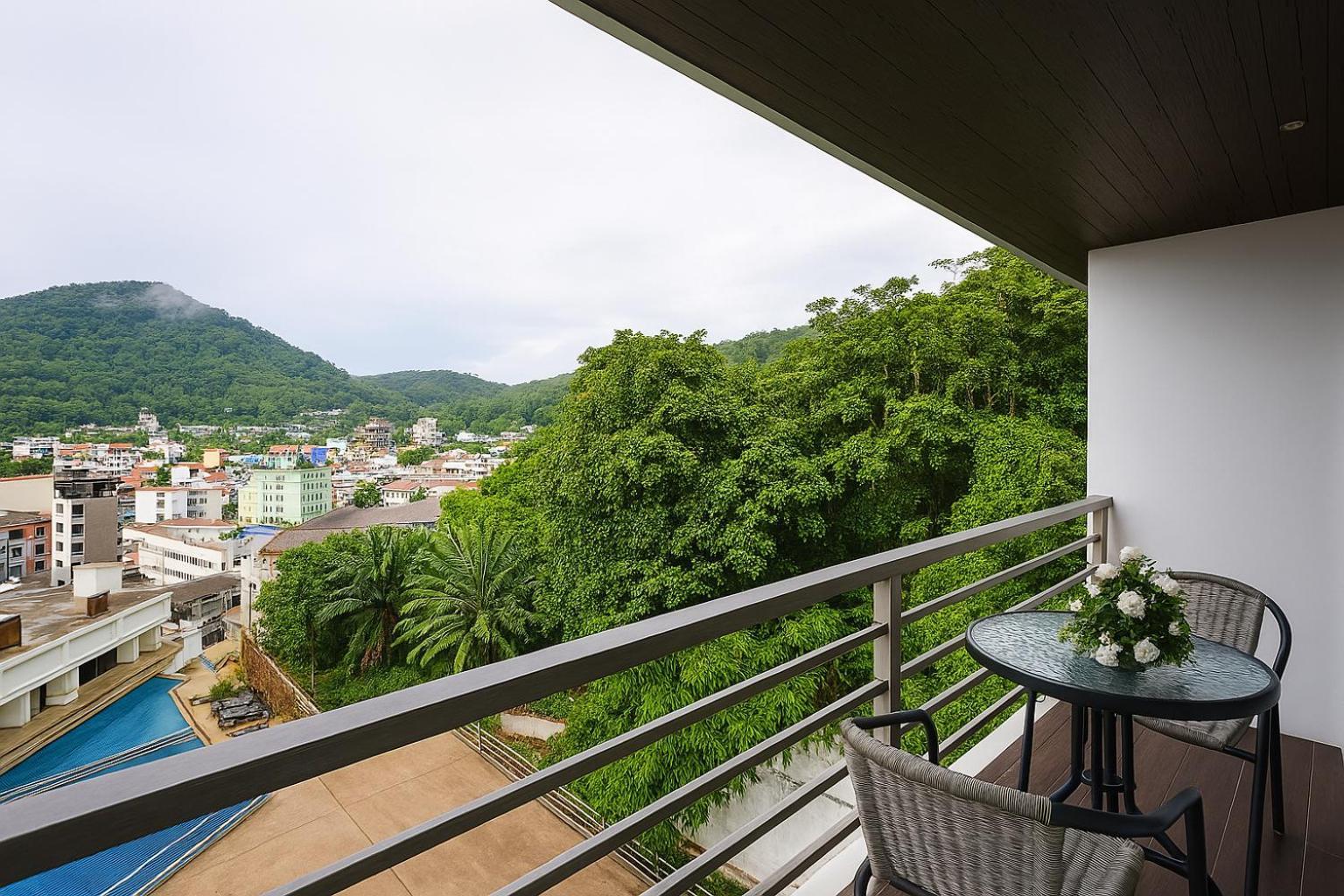 Phuketbnbdotcom, Poolmountainveiws, Large Balcony Apartamento